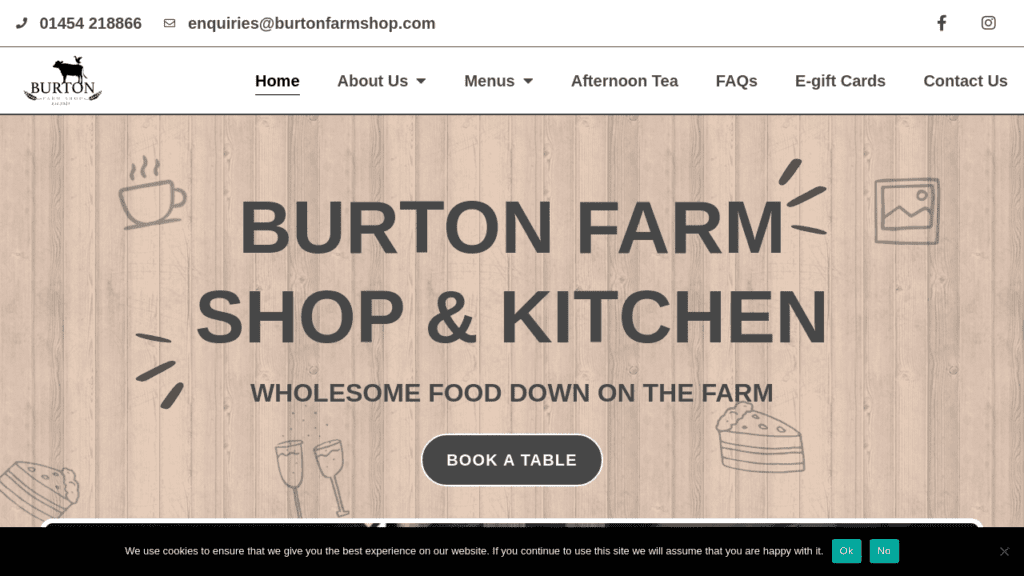 Burton Farm Shop - Dentons Digital Websites