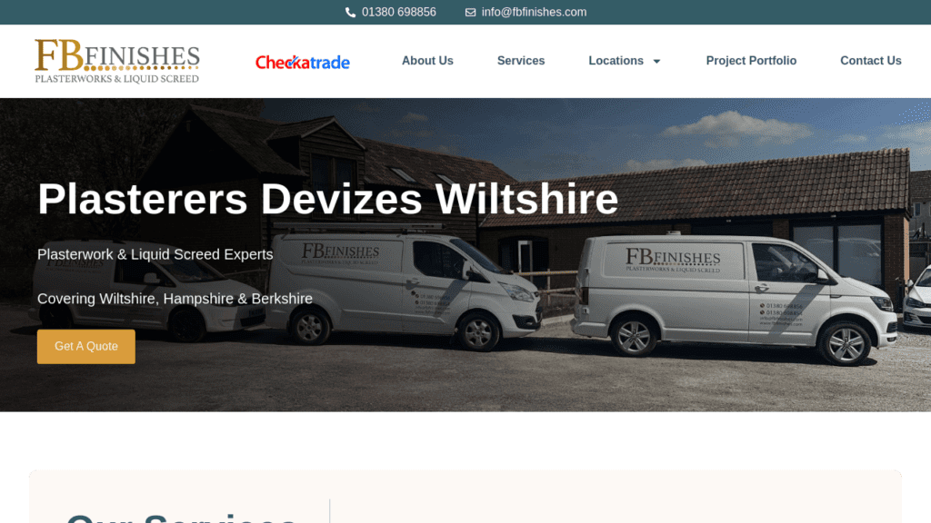 FB Finishes - Dentons Digital Websites