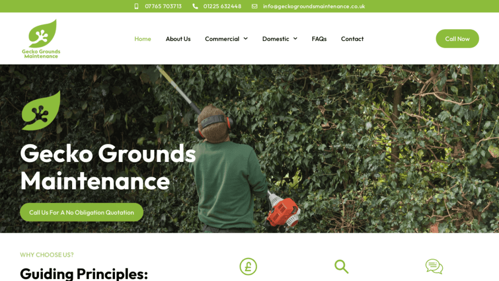 Gecko Grounds Maintenance - Dentons Digital Websites