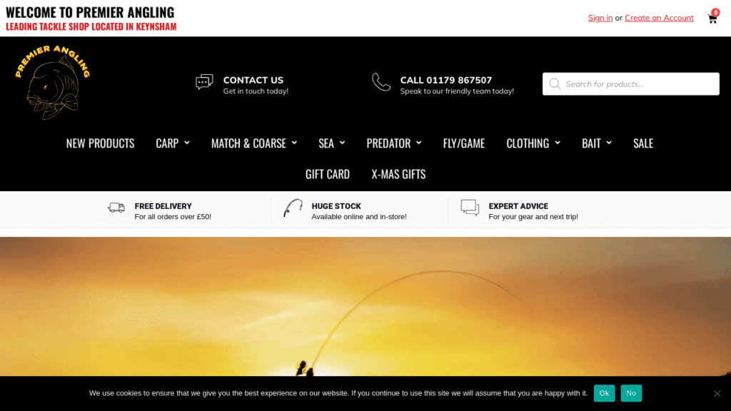 Premier Angling - Dentons Digital Websites
