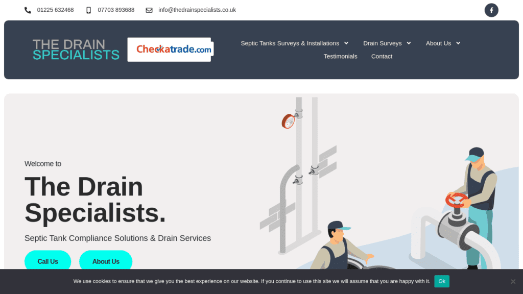 The Drain Specialists - Dentons Digital Websites