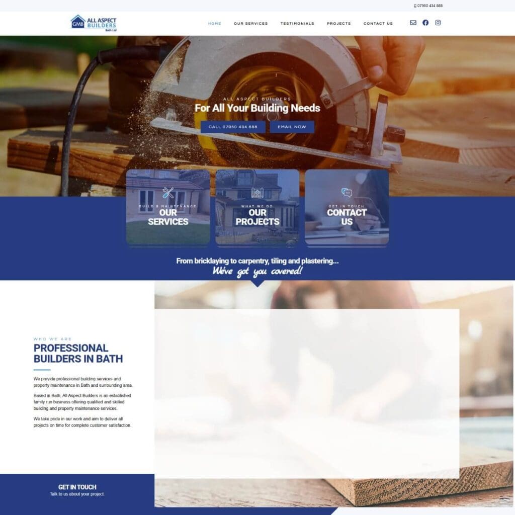 All Aspect Builders - Dentons Digital Websites