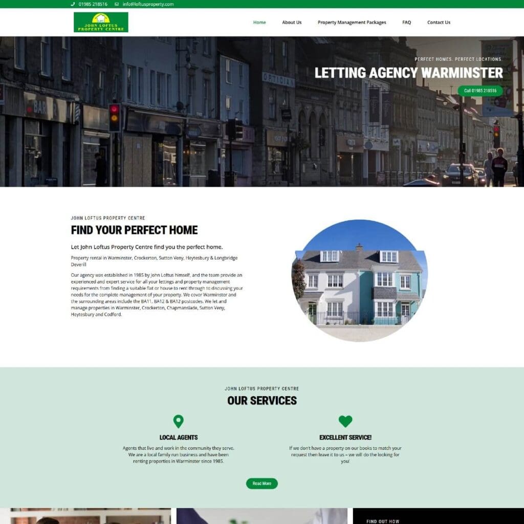Loftus Property - Dentons Digital Websites