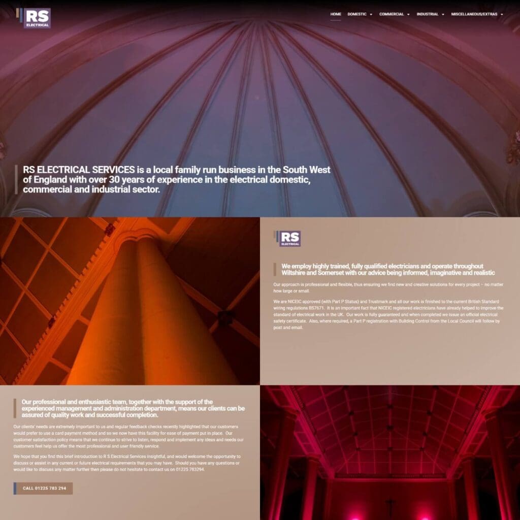 RS Electrical - Dentons Digital Websites