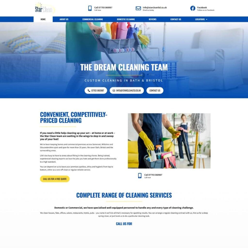 Star Clean Ltd - Dentons Digital Websites