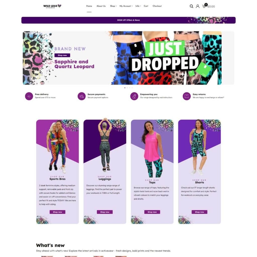 Wild Legs - Dentons Digital Websites