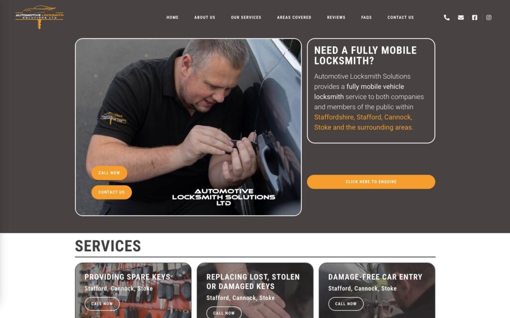 Automotive Locksmith website