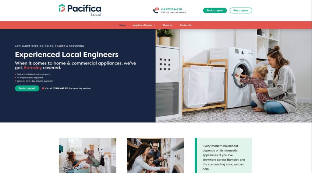 Pacifica Barnsley website